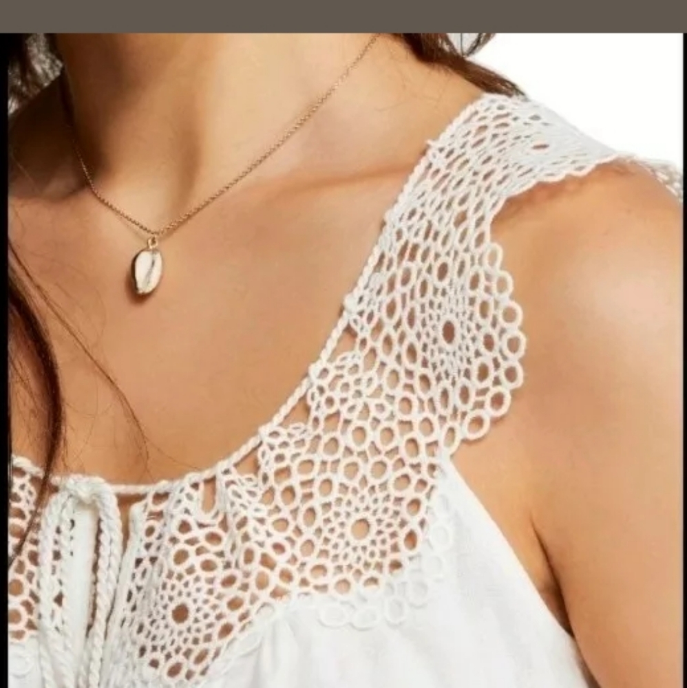 Free People clover croft crochet camisole